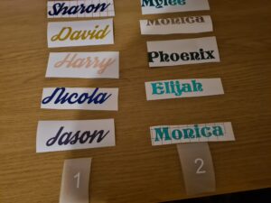 Personalised Name Stickers - Water Bottles, Mugs, Laptops, Glass
