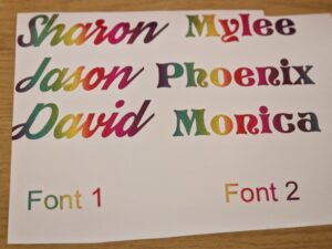 Personalised Rainbow Glitter Name Stickers - Water bottle, lunch boxes, Glass,