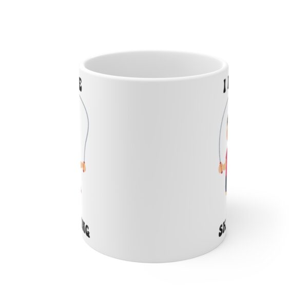 I Love Skipping White Mug