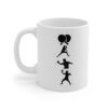 I Love Table Tennis White Mug