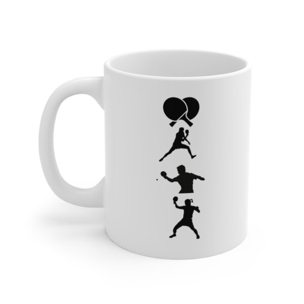 I Love Table Tennis White Mug