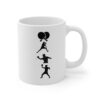 I Love Table Tennis White Mug
