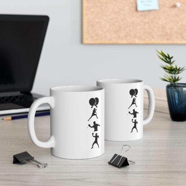 I Love Table Tennis White Mug