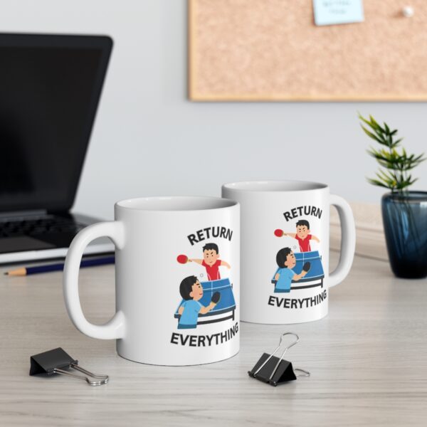 Return Everything White Mug