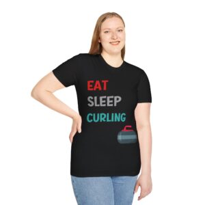 Eat Sleep Curling T-Shirt