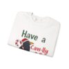 12517420662797533321_2048-2.jpeg F-Caw-F Funny Christmas Crow Unisex Sweatshirt | Festive Bird Gift