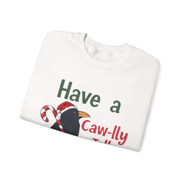 12517420662797533321_2048-2.jpeg F-Caw-F Funny Christmas Crow Unisex Sweatshirt | Festive Bird Gift