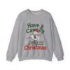 Crewneck Sweatshirt Funny Christmas Crow Gift | Festive Bird Apparel for Coffee Lovers & Bird Fans