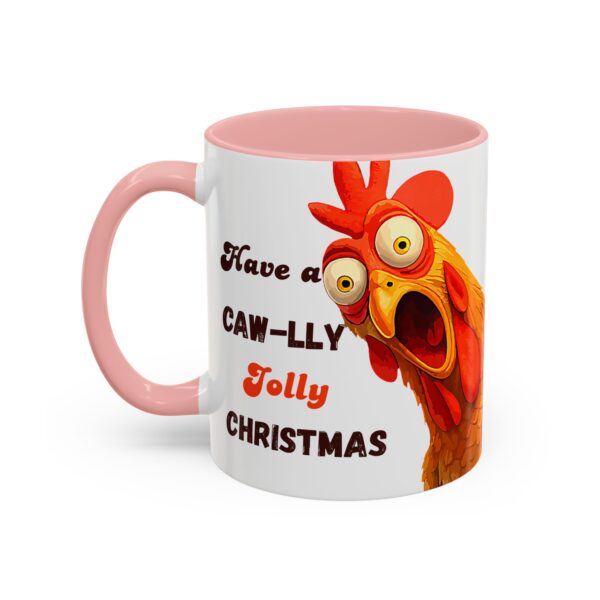 Mug - Whimsical Chicken Coffee Mug, Funny Holiday Christmas Gift for Rooster Lover