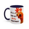 Mug - Whimsical Chicken Coffee Mug, Funny Holiday Christmas Gift for Rooster Lover