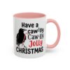 Whimsical Chicken Coffee Mug, Funny Holiday Christmas Gift for Rooster Lover